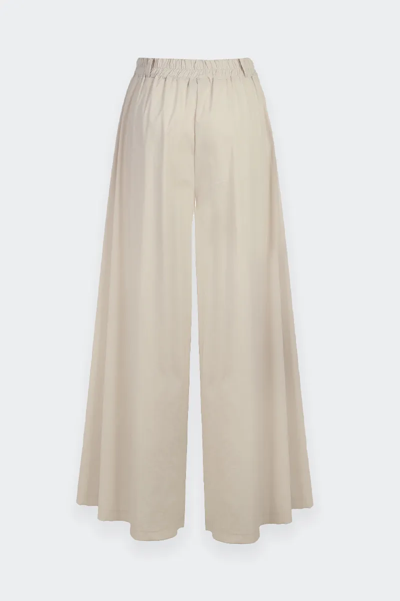 PANTALONE PALAZZO BEIGE